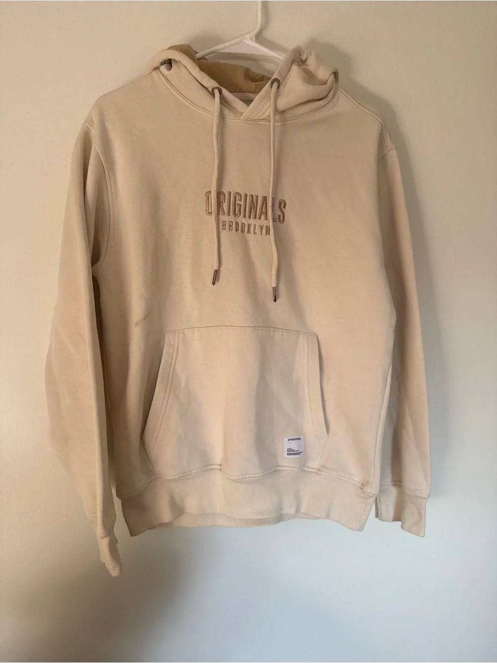 Originals Brooklyn Cream Hoodie - Men's Pullover Sweatshirt